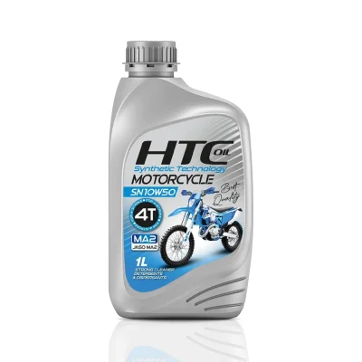 روغن موتورسیکلت 10W-50 SN htc (1 لیتری)