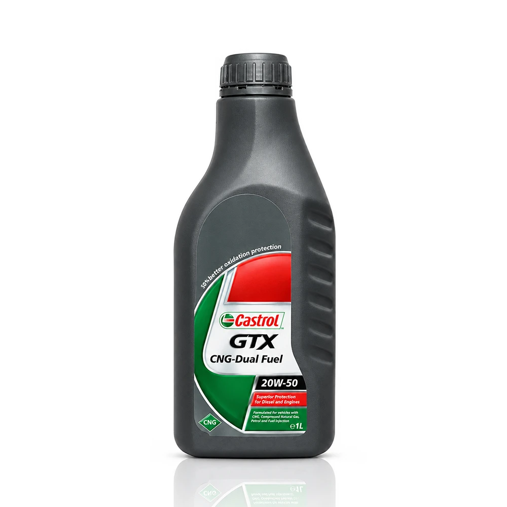روغن موتور کاسترول SJ 20W-50 dual fuel GTX (1 لیتری)