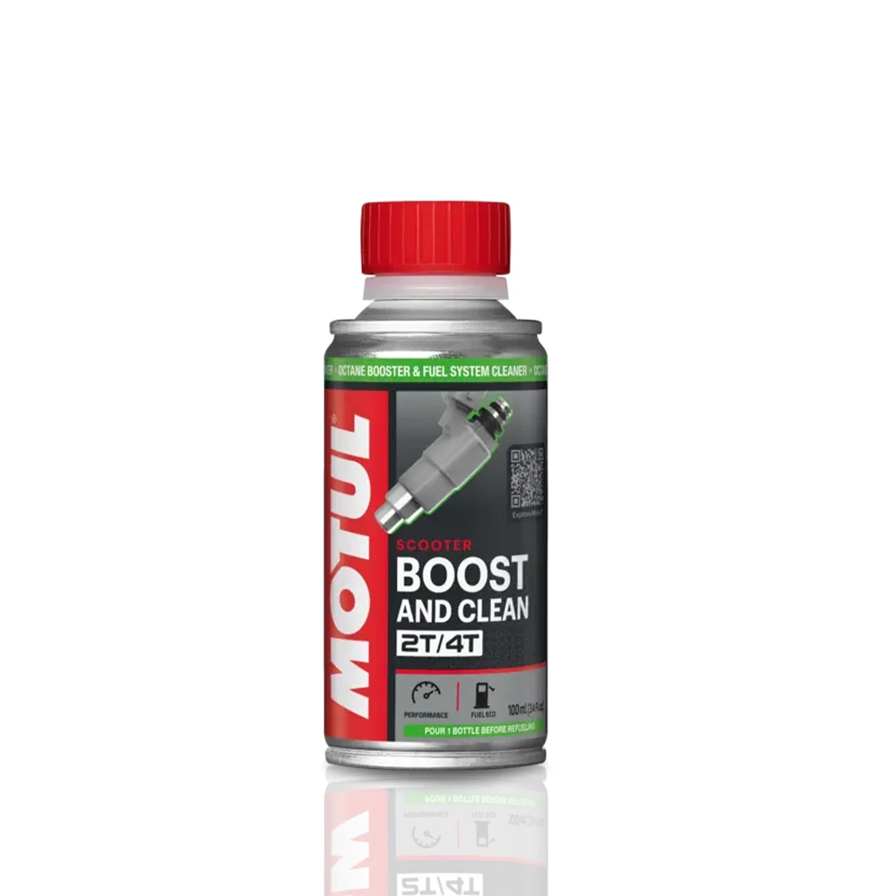 boost and clean اکتان بوستر و تمیزکننده سیستم سوخت موتول (100 میلی لیتر)